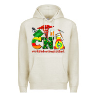 Oatmeal Heather cna juneteenth certified nursing assistant Premium Hoodie - AdoDesignShop