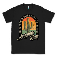 Black Arizona Bay Swim Team Classic Tee - DesigneFamous