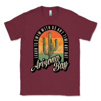 Burgundy Arizona Bay Swim Team Classic Tee - DesigneFamous
