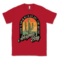 Red Arizona Bay Swim Team Classic Tee - DesigneFamous