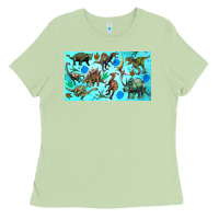 Matcha dinosaurs sippy cup Ladies Tee - Artiststas