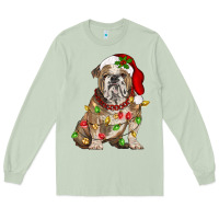 Matcha Christmas english bulldog Long Sleeve Tee - BarkalooDesign
