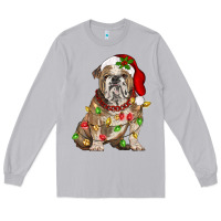 Moon Dust Christmas english bulldog Long Sleeve Tee - BarkalooDesign
