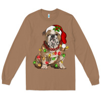 Toasted Coconut Christmas english bulldog Long Sleeve Tee - BarkalooDesign
