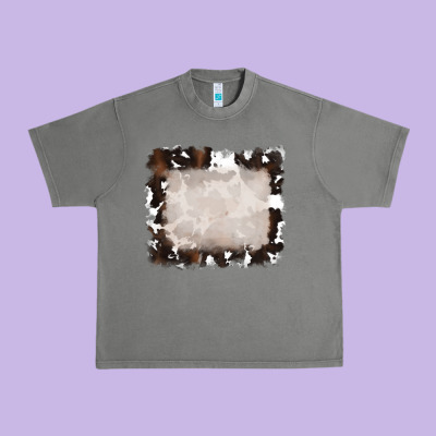 Cowhide Frames Background Urban Heavy Tee Designed By Ranaportraitstore