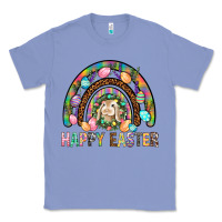Colony Blue Happy Easter Rainbow Classic Tee - BundleAndBundleShop