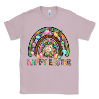 Lilac Happy Easter Rainbow Classic Tee - BundleAndBundleShop