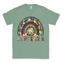 Sage Happy Easter Rainbow Classic Tee - BundleAndBundleShop