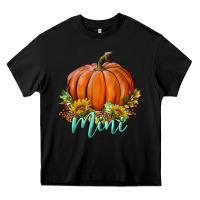 Black pumpkin mini Heavy Core Tee - BundleAndBundleShop