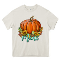 Cream pumpkin mini Heavy Core Tee - BundleAndBundleShop