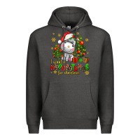 Charcoal Heather i want a hippopotamus for christmas Premium Hoodie - AdoDesignShop
