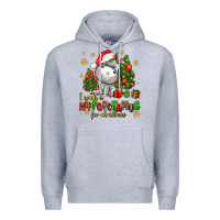 Heather Grey i want a hippopotamus for christmas Premium Hoodie - AdoDesignShop