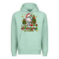 Seafoam i want a hippopotamus for christmas Premium Hoodie - AdoDesignShop