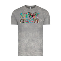 Cloud Rock stay groovy with butterfly peace sign and flowers Vintage Tee - Artiststas