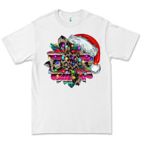 White serape and leopard christmas Premium Tee - CowhideDigitalArt