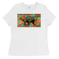 White ankylosaurus sippy cup Ladies Tee - Artiststas