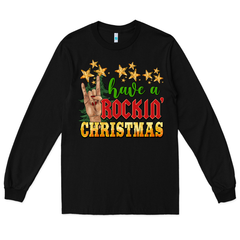 Have A Rockin Christmas Long Sleeve Tee by BarkalooDesign | Teevron