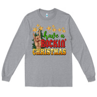 Heather Grey have a rockin christmas Long Sleeve Tee - BarkalooDesign