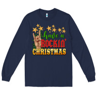 Navy have a rockin christmas Long Sleeve Tee - BarkalooDesign
