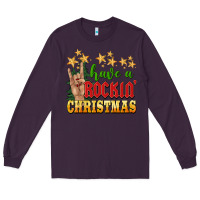 Plum have a rockin christmas Long Sleeve Tee - BarkalooDesign