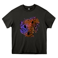 Asphalt halloween patch  4 Heavy Core Tee - BundleAndBundleShop