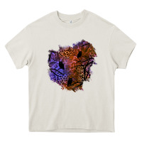 Cream halloween patch  4 Heavy Core Tee - BundleAndBundleShop