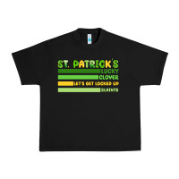 Black st. patrick's lucky clover  artiststas Urban Heavy Tee - Artiststas