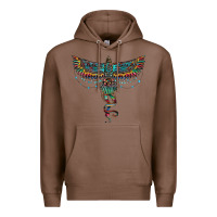 Chestnut aztec serape thunderbird Premium Hoodie - RanaPortraitStore