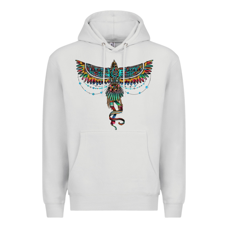 Aztec Serape Thunderbird Premium Hoodie by RanaPortraitStore | Teevron