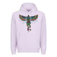 Lilac aztec serape thunderbird Premium Hoodie - RanaPortraitStore