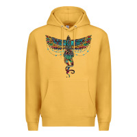 Mustard aztec serape thunderbird Premium Hoodie - RanaPortraitStore