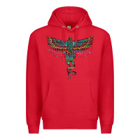 Red aztec serape thunderbird Premium Hoodie - RanaPortraitStore