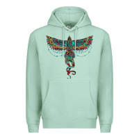 Seafoam aztec serape thunderbird Premium Hoodie - RanaPortraitStore