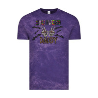 Cloud Purple halloween daddy Vintage Tee - CowhideDigitalArt