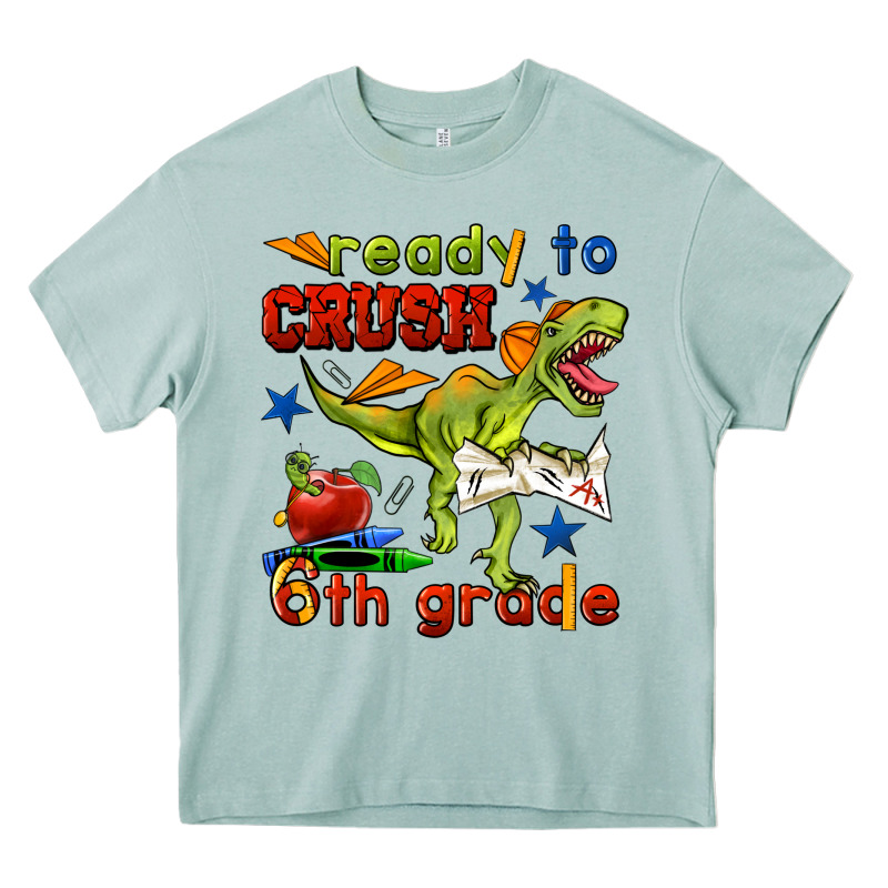 Ready To Crush 6th Grade Heavy Core Tee by BundleAndBundleShop | Teevron