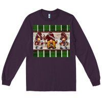 Plum football gnomes Long Sleeve Tee - BarkalooDesign