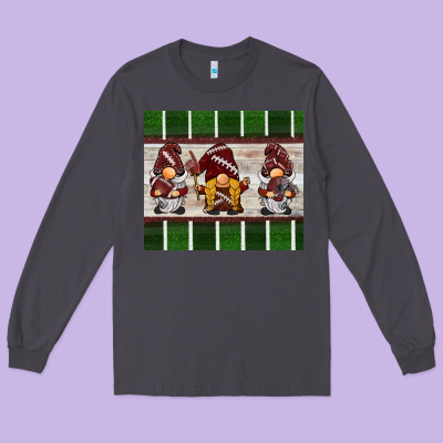 Football Gnomes Long Sleeve Tee Designed By Barkaloodesign