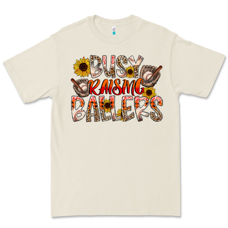 Busy Raising Ballers Premium Tee by CowhideDigitalArt | Teevron