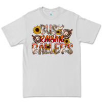 Dove Grey Busy Raising Ballers Premium Tee - CowhideDigitalArt