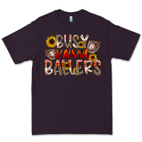 Plum Busy Raising Ballers Premium Tee - CowhideDigitalArt