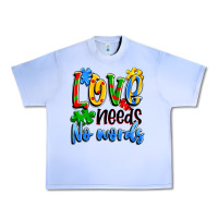 Grape Ice love needs no words Urban Heavy Tee - Artiststas