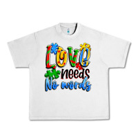 Lunar Rock love needs no words Urban Heavy Tee - Artiststas