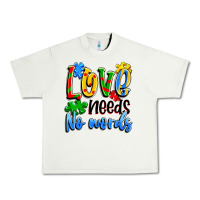 Pistachio love needs no words Urban Heavy Tee - Artiststas