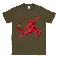 Army Green zuko Classic Tee - DesigneFamous