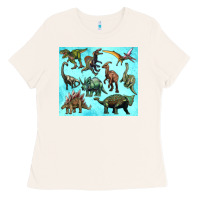 Bone dinosaurs tumbler Ladies Tee - Artiststas
