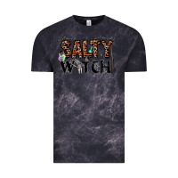 Cloud Black salty witch Vintage Tee - CowhideDigitalArt