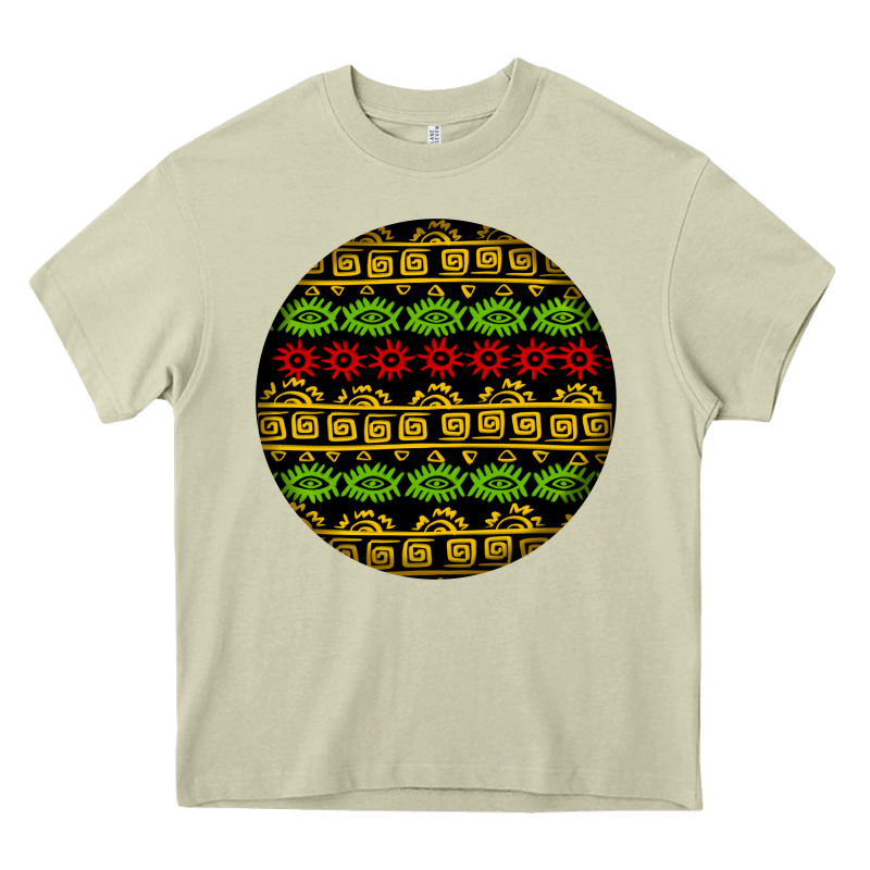 African Masks Round Earrings Heavy Core Tee by BundleAndBundleShop | Teevron