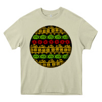 Mossy african masks round earrings Heavy Core Tee - BundleAndBundleShop