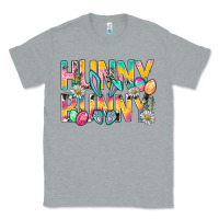 Heather Grey Hunny Bunny Easter Classic Tee - BundleAndBundleShop