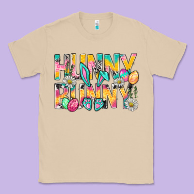 Hunny Bunny Easter Classic Tee Designed By Bundleandbundleshop